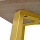 Masă FRIDA Colonial+Golden Legs 150×80