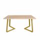Masă FRIDA Sonoma+Golden Legs 150×80