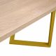 Masă FRIDA Sonoma+Golden Legs 150×80