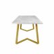 Masă FRIDA Beton+Golden Legs 180×90
