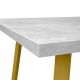 Masă FRIDA Beton+Golden Legs 180×90