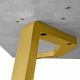 Masă FRIDA Beton+Golden Legs 180×90