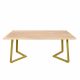 Masă FRIDA Sonoma+Golden Legs 180×90