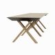 Masă Extensibilă Madrid Natural Wood+Wood Legs