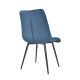 Scaun Capella Catifea Blue HLR 63+Black Legs