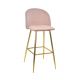 Scaun Bar Maya Pink Catifea