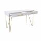 Consolă Mia cu sertar White/Gold