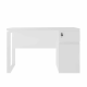 Masa Birou+BOX încorporat Dreapta 1200×600 White/White