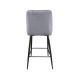 Scaun de bar Clasic Grey HLR 23 +Black Legs