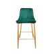 Scaun de Bar Clasic Green HLR 56+Gold Legs