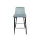 Scaun de Bar Clasic Light Blue HLR-61+Black Legs