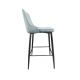 Scaun de Bar Clasic Light Blue HLR-61+Black Legs