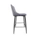 Scaun de bar Clasic Grey HLR 23 +Black Legs