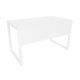 Masa Birou B-130 (130x68) White/White