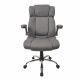 Fotoliu Birou/Gaming BX-3702 Grey/Piele-Eco