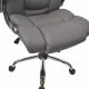 Fotoliu Birou/Gaming BX-3702 Grey/Piele-Eco