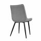 Scaun Hans Catifea Grey HLR20+Black Legs