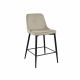 Scaun de Bar Clasic Small Beige HLR7+Black Legs