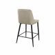 Scaun de Bar Clasic Small Beige HLR7+Black Legs