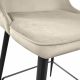 Scaun de Bar Clasic Small Beige HLR7+Black Legs