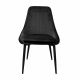 Scaun Florida Catifea Black HLR66