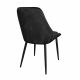 Scaun Florida Catifea Black HLR66