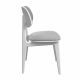 Scaun LULA Stofa (Malmo 90)+White Legs