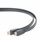 Cable HDMI  CC-HDMI4F-6, 1.8 m, High speed HDMI flat cable with Ethernet, Supports 4K UHD resolutions at 60 Hz, 1.8 m, black color Cable HDMI  CC-HDMI4F-6, 1.8 m, High speed HDMI flat cable with Ethernet, Supports 4K UHD resolutions at 60 Hz, 1.8 m, black color