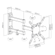 SBOX LCD-223 Suport TV perete 13''-43'',VESA 200x200,greutate suportata 20kg,rotire 180°+180° SBOX LCD-223 Suport TV perete 13''-43'',VESA 200x200,greutate suportata 20kg,rotire 180°+180°
