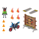 PM70553 Stunt Show Motocross with Fiery Wall