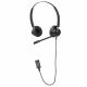Call center headset wired Tellur Voice 520N, QD, binaural, USB, black, TLL411004
