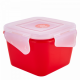 168053 Container universal de depozitare ALEANA Fiesta, patrat, 1.5 l, 18x18x11 cm
