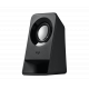 Speakers 2.1  Logitech Z213, 7W (4W + 2x1.5W)  Power and volume controls on wired control pod, bass control on back of subwoofer, Black Speakers 2.1  Logitech Z213, 7W (4W + 2x1.5W)  Power and volume controls on wired control pod, bass control on back of subwoofer, Black