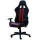 Gaming chair SPACER  SPCH-TRINITY-RED  Black-Red, Synthetic PU,120 kg max., Adjustable Back Angle 90°- 135°, Armrests ajustable, Pillow-2 Gaming chair SPACER  SPCH-TRINITY-RED  Black-Red, Synthetic PU,120 kg max., Adjustable Back Angle 90°- 135°, Armrests ajustable, Pillow-2