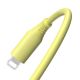 Cable silicone Tellur USB to Lightning, 3A, 1m, yellow Cable silicone Tellur USB to Lightning, 3A, 1m, yellow