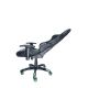 Gaming chair SPACER  SPCH-TRINITY-GRN  Black-Green, Synthetic PU,120 kg max., Adjustable Back Angle 90°- 135°, Armrests ajustable, Pillow-2 Gaming chair SPACER  SPCH-TRINITY-GRN  Black-Green, Synthetic PU,120 kg max., Adjustable Back Angle 90°- 135°, Armrests ajustable, Pillow-2