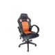 Gaming chair SPACER  SPCH-CHAMP-RNG  Black-Orange, Synthetic PU + Textil, 120 kg max