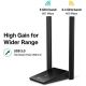 TP-LINK Archer T4U Plus AC1300 High Gain Dual Band Wi-Fi USB Adapter,SPEED: 867 Mbps at 5 GHz + 400 Mbps at 2.4 GHz,SPEC: 2? High Gain External Antenn TP-LINK Archer T4U Plus AC1300 High Gain Dual Band Wi-Fi USB Adapter,SPEED: 867 Mbps at 5 GHz + 400 Mbps at 2.4 GHz,SPEC: 2? High Gain External Antenn