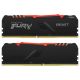 Memorie operativa Kingston FURY® Beast DDR4 RGB DDR4-3600 16GB (Kit of 2*8GB) Memorie operativa Kingston FURY® Beast DDR4 RGB DDR4-3600 16GB (Kit of 2*8GB)