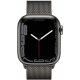 Series 7 GPS + LTE (MKJ23) 41mm Graphite Stainless Steel with Graphite Milanese Loop