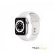 Apple Watch Series 6 40mm M06M3 GPS + LTE Silver Aluminum Case with White Sport Band